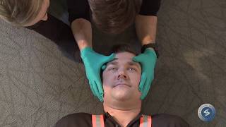 Lifesaving First Aid  Spinal Victim [upl. by Nosiaj]