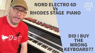 Nord ELECTRO 6D Vs Rhodes MK2 Stage Piano [upl. by Mclaurin20]