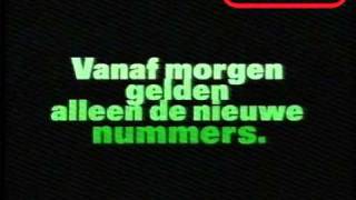 Omnummeren 1996 PTT Telecom reclame  wwwretroforumnl [upl. by Cathi]