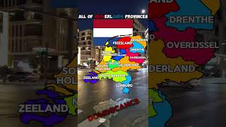 All of Netherlands Provinces geography mapper europe globalmapper shorts short [upl. by Macnair]