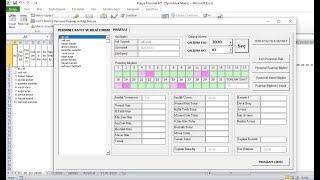 Puantaj Maaş Personel Kayıt Excel VBA [upl. by Stav592]