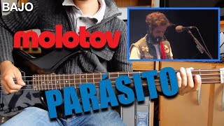 Parásito  Molotov  VideoGuía Bass Cover  El Richi [upl. by Moffat]