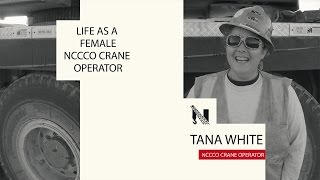 Tana White  NCCCO Crane Operator  Crane Service  Tadano ATF110G5 [upl. by Kenta]