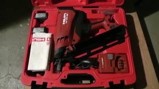 HILTI GX 90WF Framing Nail Gun Review [upl. by Bonaparte]