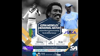 2024 Ezra Moseley Memorial Match  Jameel Stuart Cricket Academy vs The St Michael School [upl. by Rizzo]