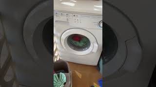 Holiday washer washing towels on cottens 40 old video [upl. by Nils]