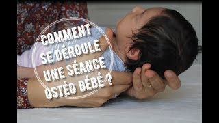 Consultation ostéo pédiatrique  bébé de 4 jours chez lostéopathe [upl. by Tabib]