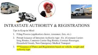 INTRASTATE AUTHORITY amp REGISTRATIONS [upl. by Golden]