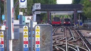 Jubilee Line trains at Stanmore [upl. by Stoller]