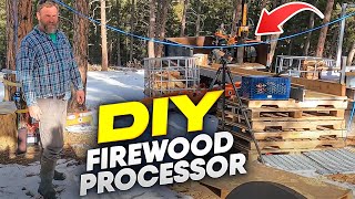 CHECK THIS OUT DIY Firewood Processor in Action [upl. by Fevre]