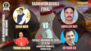 🔴LIVE  Badminton Double Final Match  Annual Sports Festival [upl. by Jochbed]