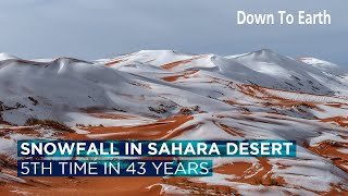 Snowfall in Sahara Desert is getting more frequent Why [upl. by Audry654]