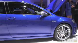 Salon de Francfort 2013  Volkswagen Golf R [upl. by Ainahpets663]