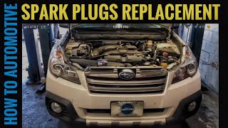 How To Replace The Spark Plugs On A Subaru Outback [upl. by Ozner]