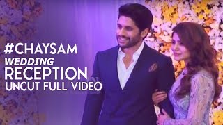 Chay Sam Wedding Reception Uncut Full Video  Naga Chaitanya Samantha Akkineni Wedding Reception [upl. by Mixam]