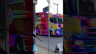 Carreta furacão passo na minha rua😲 carretafuracao fofao shortsvideo viralvideo viralshort [upl. by Balsam]