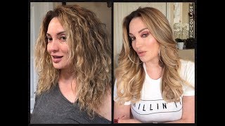 Como Hacer Ondas Suaves En Cabello Rizado [upl. by Tacklind574]