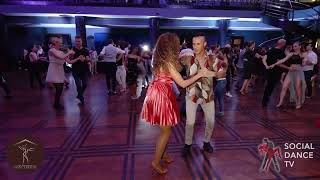 Nawel amp Magdalena  Salsa Social Dancing  Back 2 Mambo  Prague 2022 [upl. by Cresa]