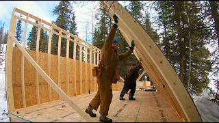 Building an Off Grid Cabin in The Alaskan Wilderness Start to Finish [upl. by Aretha]