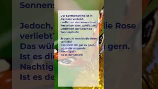 Der Schmetterling Heinrich Heine daf gedicht [upl. by Reld]