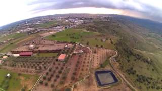 Niscemi Drone 15022015 Zona Contrada Pilacane [upl. by Alrrats]