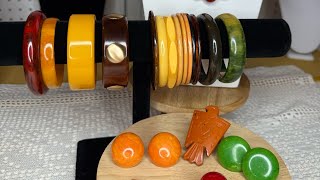 VINTAGE PLASTICS are back Bakelite amp Bangles 🤩 [upl. by Punak]