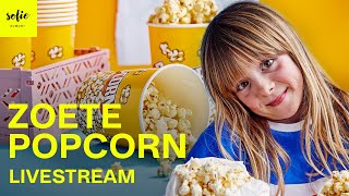 Supermakkelijke zoete popcorn  Recepten voor kinderen met Grace  Sofie Dumont [upl. by Averil]