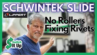 Schwintek Slide Repair Adding Rollers amp Fixing Broken Rivets [upl. by Jasik]