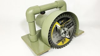 How to Make a Circular Saw Wood Cutter using 775 Motor and PVC [upl. by Jump35]