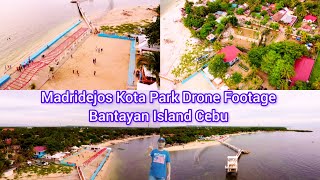 Madridejos Kota Park Bantayan Island Cebu Drone Footagebantayanislandtrendingviraldronefootage [upl. by Crandell]