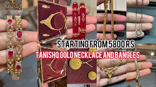 Tanishq gold Necklacebangles designs with price  Tanishq gold jewellery design  Tanishq jeweller [upl. by Drandell716]