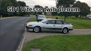 Rover SD1 Vitesse leaves car meet AWSOME SOUND [upl. by Kcoj]