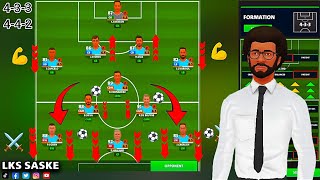 fcm 25 best tactics  FCM25  football club management [upl. by Anolla]