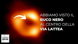 La prima immagine del buco nero supermassiccio al centro della Via Lattea [upl. by Peppi]