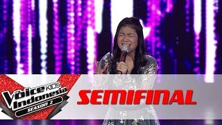 Anggis quotPergilah Kasihquot  Semifinal  The Voice Kids Indonesia Season 2 GTV [upl. by Tabbi]