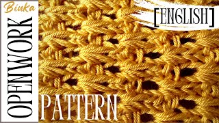 English Original openwork summer unusual knitting pattern How to knit [upl. by Mieka]