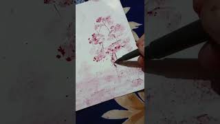 Draw a tree 🌴🌴 art shortsvideo youtubeshorts drawing painting ornamental [upl. by Murat449]