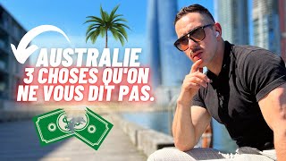 AUSTRALIE  3 CHOSES QUON NE VOUS DIT PAS IMPORTANT [upl. by Alacim]