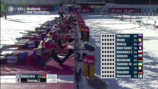 Women Pursuit 10 km in Antholz 2015 [upl. by Ailaht]