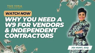 Why You Need A W9 For Vendors amp Independent Contractors [upl. by Assirim25]