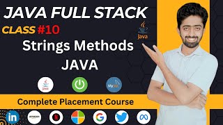 Java String Methods Tutorial  Java Full Stack Development Course in Hindi  lecture 10 [upl. by Joete751]