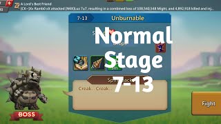 Lords mobile normal stage 713 f2pUnburnable normal stage 713 [upl. by Leyes]