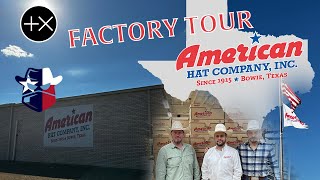 American Hat Company Factory Tour How a Cowboy Hat is Made and Interview with VP of Operations [upl. by Ehudd]