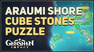 Araumi Shore Cube Stones Puzzle Genshin Impact [upl. by Lap]