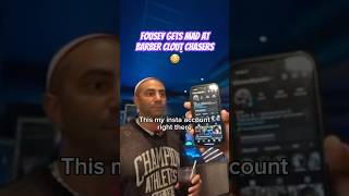 FOUSEY gets MAD at barber clout chasers 😳 fousey kick streamer barber [upl. by Neirual]