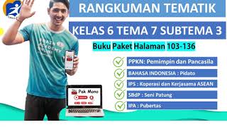 RANGKUMAN TEMATIK KELAS 6 TEMA 7 SUBTEMA 3 PEMBELAJARAN 1 2 3 4 5 DAN 6 [upl. by Rialcnis]