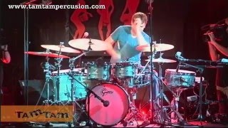 Keith Carlock TamTam DrumFest 2012  Gretsch Drums 01 [upl. by Annelise]