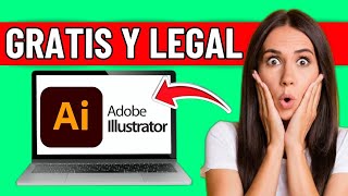 Como Descargar Adobe Illustrator Gratis Facil [upl. by Rustin]