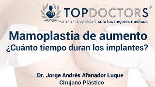 Mamoplastia de aumento ¿Cuánto tiempo duran los implantes [upl. by Birmingham]