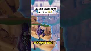 Bros NEVER setting up a trap again 😂 fortnite fortniteclips fortniteshorts [upl. by Larimore]